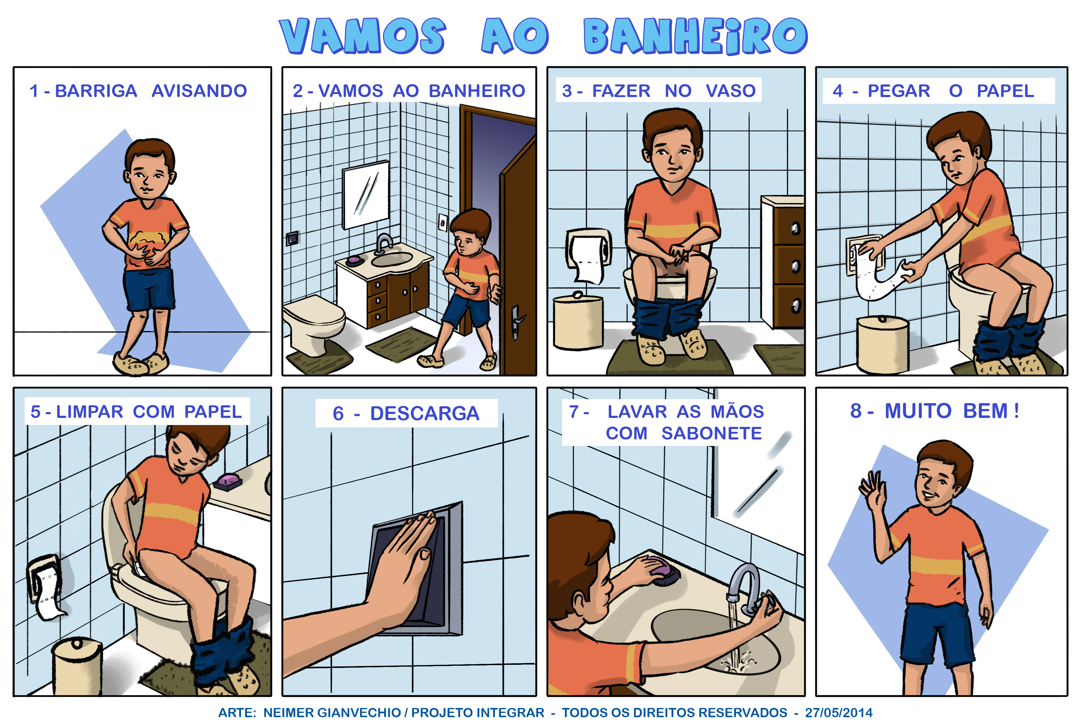 Vamos ao banheiro