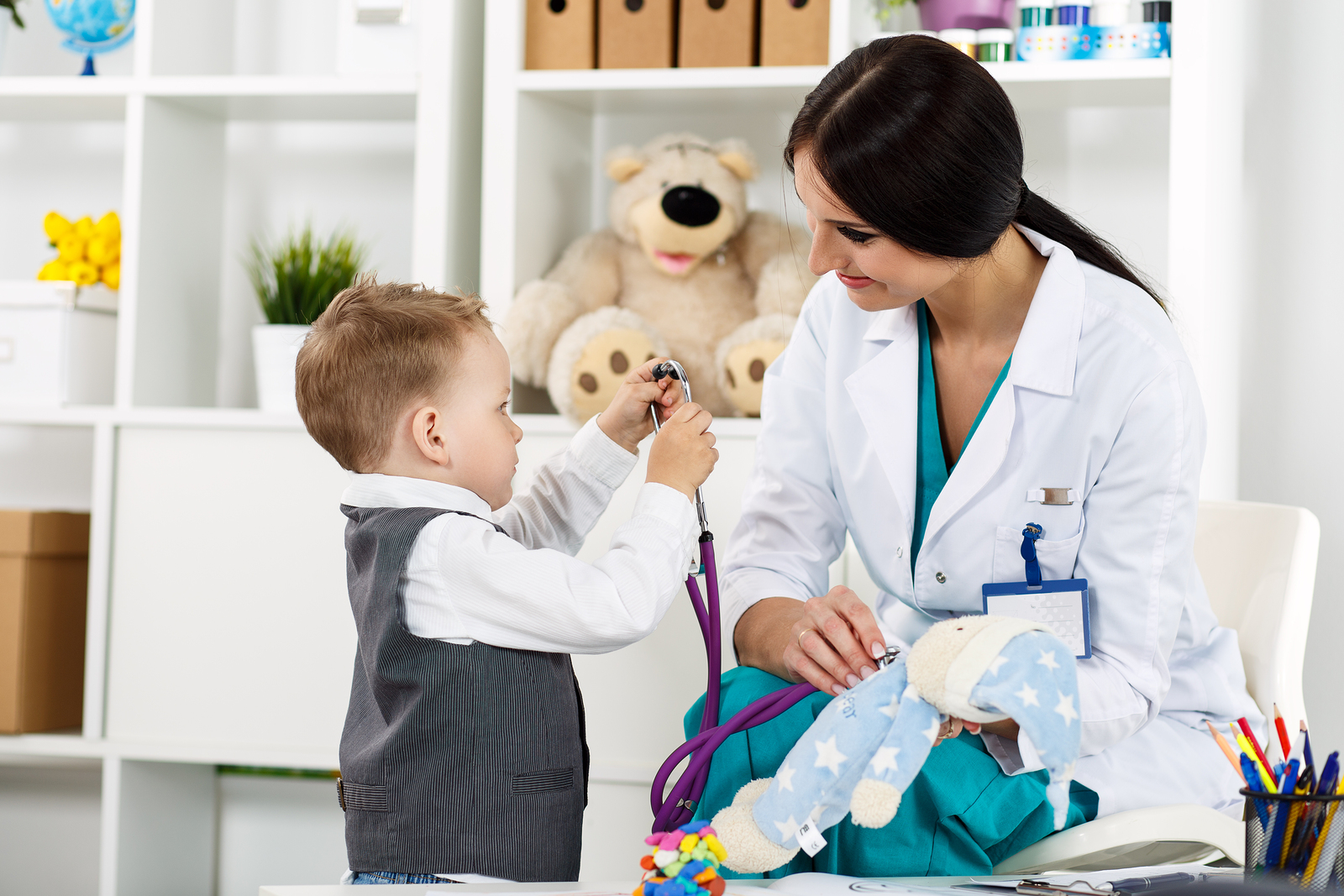 Pediatrician With Patient